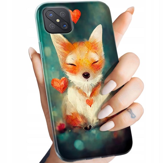 Etui Do Oppo Reno 4Z 5G Wzory Liski Lisy Fox Obudowa Pokrowiec Case Oppo