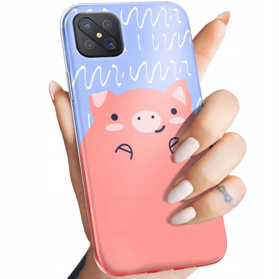 Etui Do Oppo Reno 4Z 5G Wzory Świnka Peppa Bajka Obudowa Pokrowiec Case Oppo