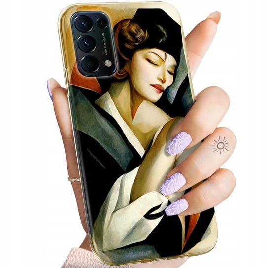 Etui Do Oppo Reno 5 5G Wzory Art Deco Łempicka Tamara Barbier Wielki Gatsby Oppo
