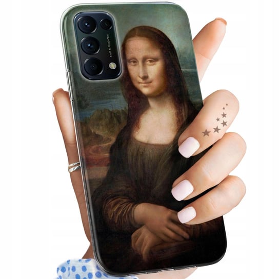 Etui Do Oppo Reno 5 5G Wzory Leonardo Da Vinci Mona Łasiczka Obudowa Case Oppo