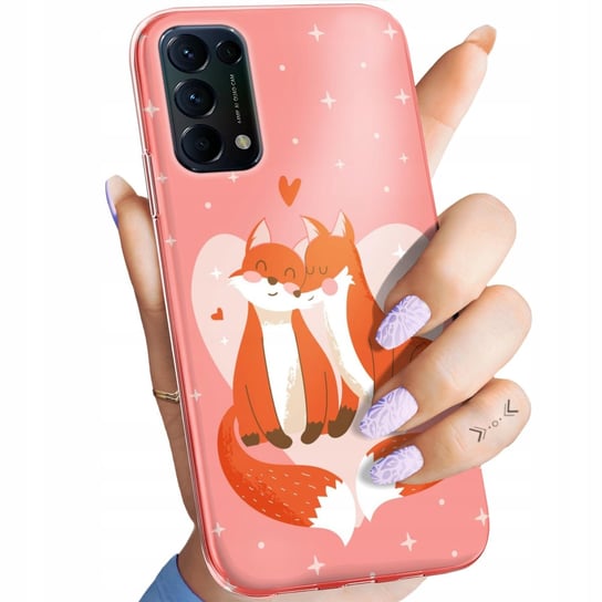 Etui Do Oppo Reno 5 5G Wzory Love Miłość Zakochanie Obudowa Pokrowiec Case Oppo