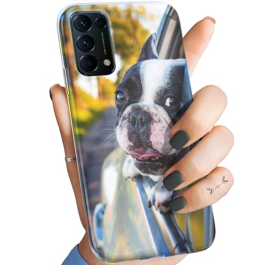 Etui Do Oppo Reno 5 5G Wzory Mops Buldog Francuski Angielski Obudowa Case Oppo