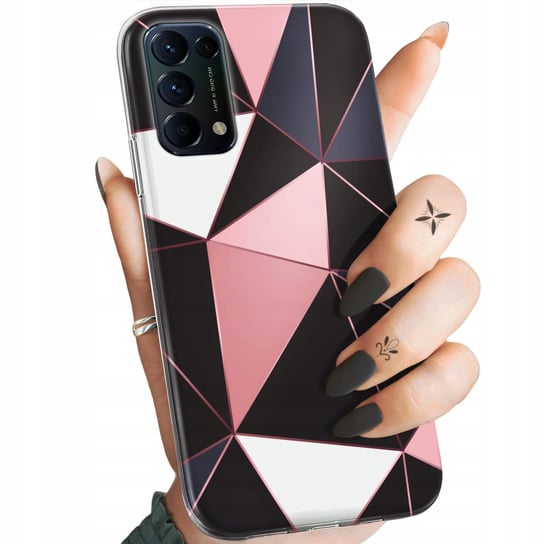 Etui Do Oppo Reno 5 5G Wzory Mozaika Sztuka Kolorowa Obudowa Pokrowiec Case Oppo