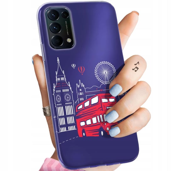 Etui Do Oppo Reno 5 5G Wzory Travel Podróż Przygoda Obudowa Pokrowiec Case Oppo