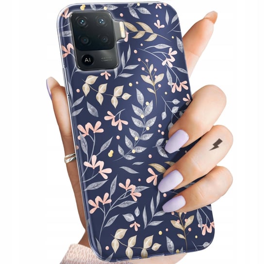 Etui Do Oppo Reno 5 Lite Wzory Floral Botanika Bukiety Obudowa Pokrowiec Oppo