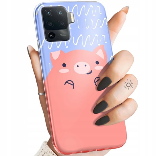 Etui Do Oppo Reno 5 Lite Wzory Świnka Peppa Bajka Obudowa Pokrowiec Case Oppo