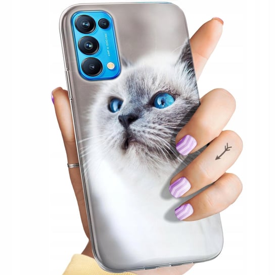 Etui Do Oppo Reno 5 Pro 5G Wzory Animals Zdjęcia Zwierzęta Obudowa Case Oppo