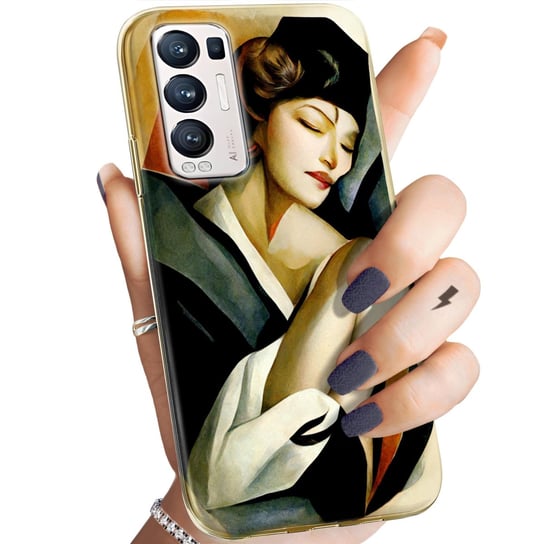 Etui Do Oppo Reno 5 Pro Plus 5G Wzory Art Deco Łempicka Tamara Barbier Case Oppo