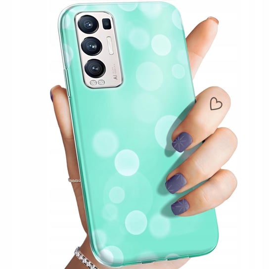 ETUI DO OPPO RENO 5 PRO PLUS 5G WZORY MIĘTOWE MIĘTA MINT OBUDOWA POKROWIEC Oppo