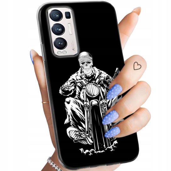 Etui Do Oppo Reno 5 Pro Plus 5G Wzory Motocykle Motor Motorower Obudowa Oppo