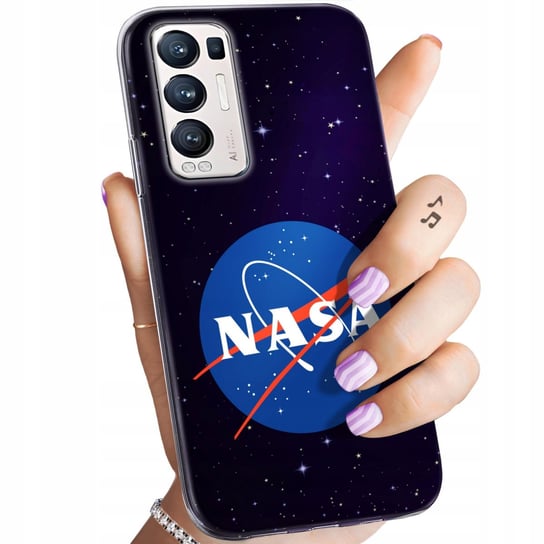 Etui Do Oppo Reno 5 Pro Plus 5G Wzory Nasa Kosmos Astronomia Gwiazdy Case Oppo