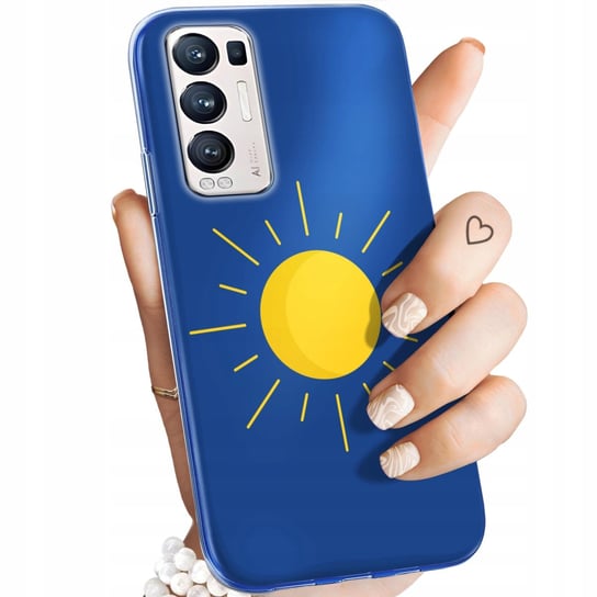 ETUI DO OPPO RENO 5 PRO PLUS 5G WZORY SŁOŃCE PLANETY SUN OBUDOWA POKROWIEC Oppo