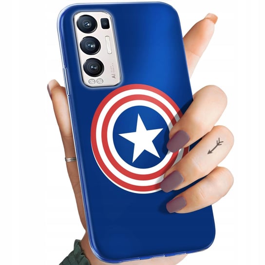 Etui Do Oppo Reno 5 Pro Plus 5G Wzory Usa Ameryka Stany Obudowa Pokrowiec Oppo