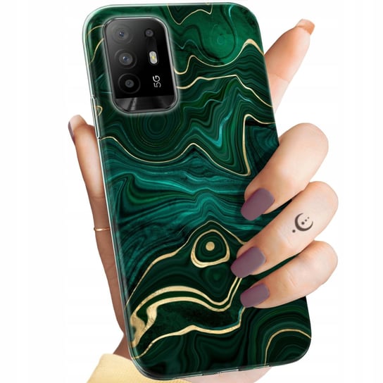 Etui Do Oppo Reno 5Z Wzory Minerały Kamienie Szlachetne Kryształy Obudowa Oppo