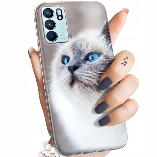 Etui Do Oppo Reno 6 5G Wzory Animals Zdjęcia Zwierzęta Obudowa Pokrowiec Oppo