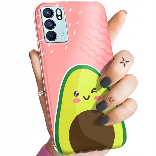 Etui Do Oppo Reno 6 5G Wzory Awokado Avocado Owoc Obudowa Pokrowiec Case Oppo