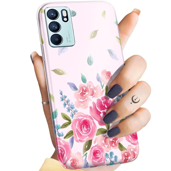 Etui Do Oppo Reno 6 5G Wzory Ładne Piękne Beauty Obudowa Pokrowiec Case Oppo