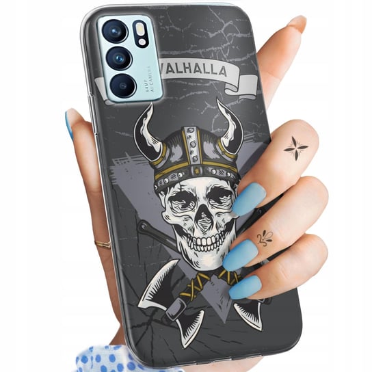 ETUI DO OPPO RENO 6 5G WZORY WIKINGOWIE VIKING RUNY ODYN OBUDOWA POKROWIEC Oppo