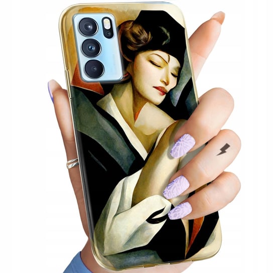 Etui Do Oppo Reno 6 Pro 5G Wzory Art Deco Łempicka Tamara Barbier Obudowa Oppo