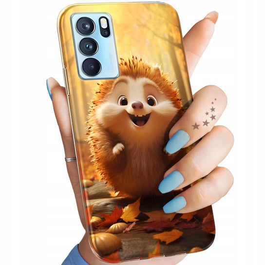 Etui Do Oppo Reno 6 Pro 5G Wzory Jeżyk Jeż Jeżyki Obudowa Pokrowiec Case Oppo