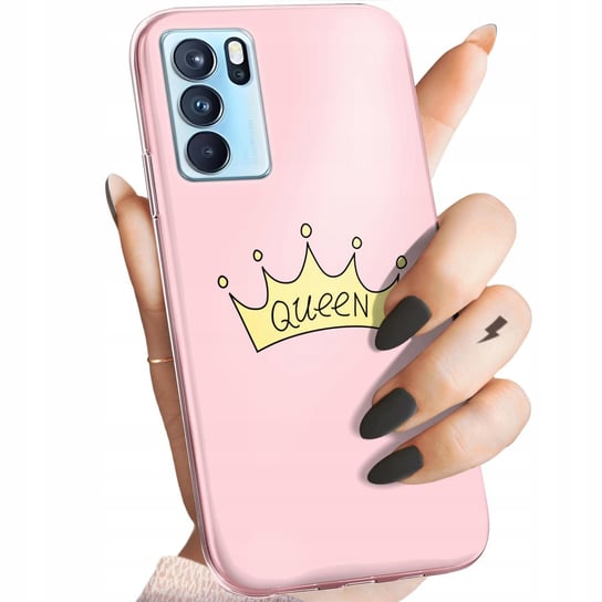 Etui Do Oppo Reno 6 Pro 5G Wzory Księżniczka Queen Princess Obudowa Case Oppo