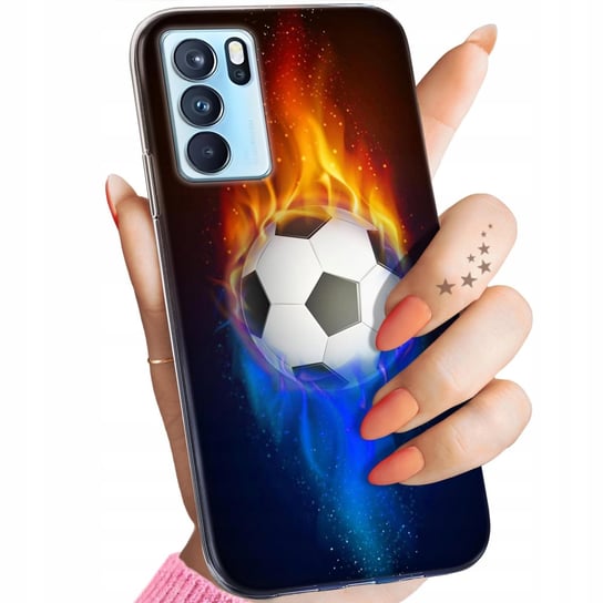 Etui Do Oppo Reno 6 Pro 5G Wzory Sport Piłkarskie Piłka Nożna Obudowa Case Oppo