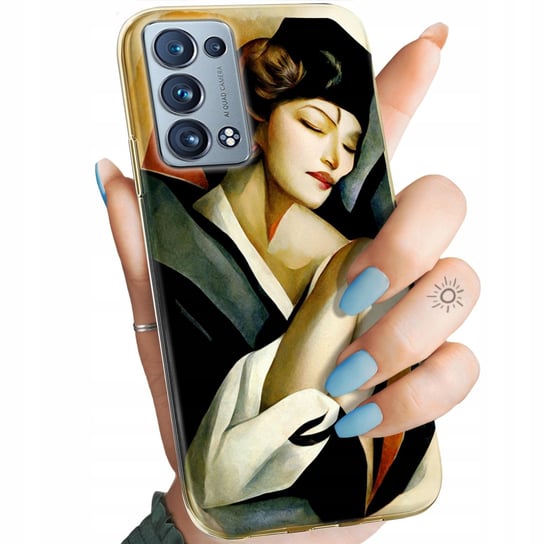 Etui Do Oppo Reno 6 Pro Plus 5G Wzory Art Deco Łempicka Tamara Barbier Case Oppo