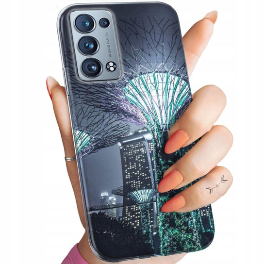 Etui Do Oppo Reno 6 Pro Plus 5G Wzory Miasta Architektura Urban Obudowa Oppo