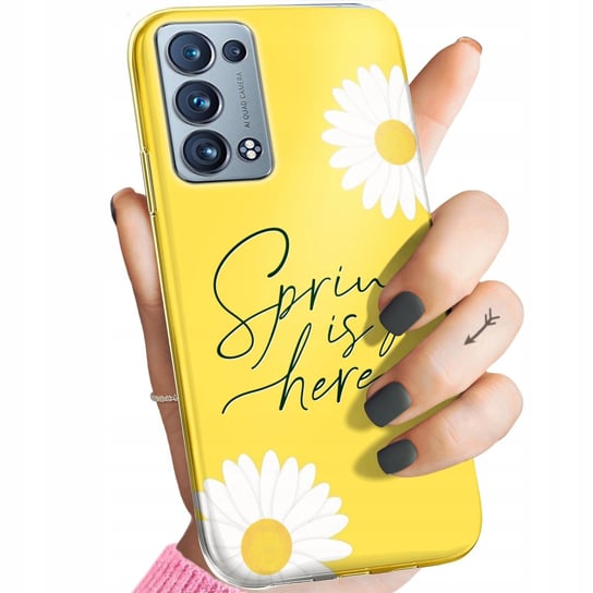 Etui Do Oppo Reno 6 Pro Plus 5G Wzory Wiosna Wiosenne Spring Obudowa Case Oppo