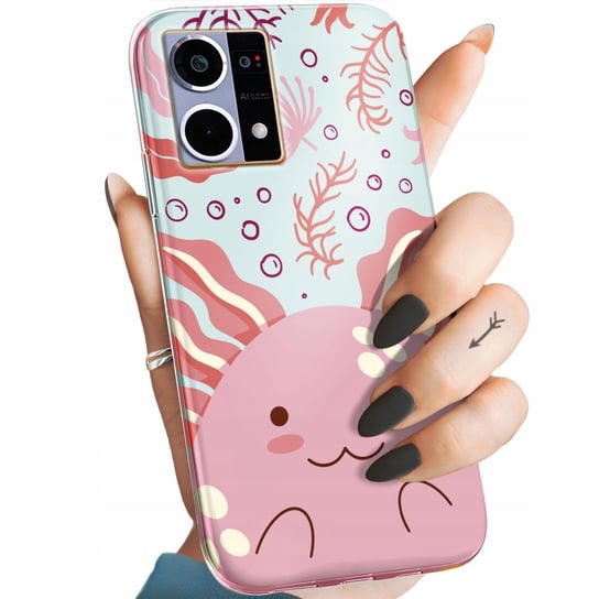 Etui Do Oppo Reno 7 4G Wzory Axolotl Aksolotl Z Aksolotlem Obudowa Case Oppo