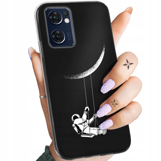 Etui Do Oppo Reno 7 5G Wzory Kosmos Obudowa Pokrowiec Case Oppo