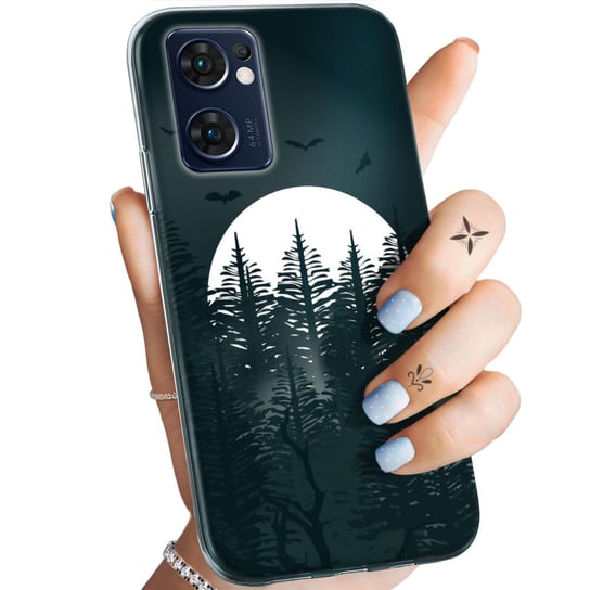 Etui Do Oppo Reno 7 5G Wzory Mroczne Horror Straszne Obudowa Pokrowiec Case Oppo