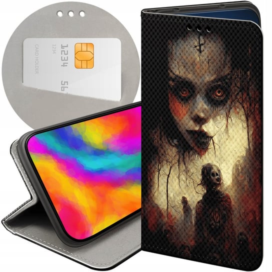 Etui Do Oppo Reno 7 Wzory Halloween Zombie Dynie Czaszki Czarownice Wampiry Oppo