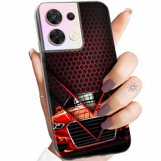 Etui Do Oppo Reno 8 5G Wzory Auto Motor Pojazdy Samochody Obudowa Pokrowiec Oppo