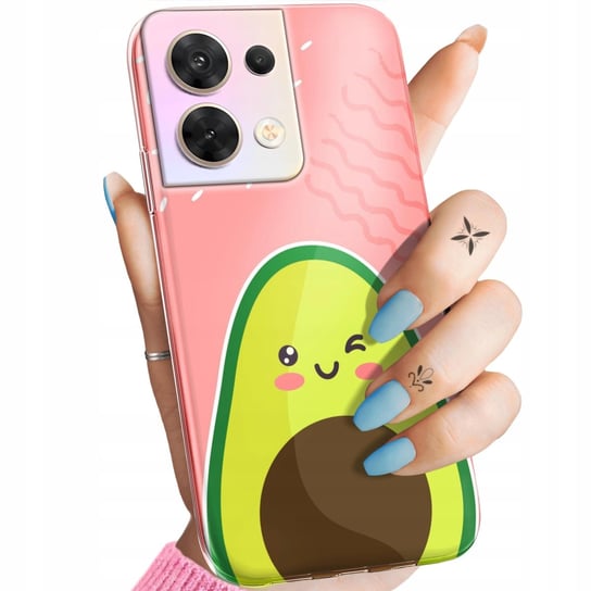 Etui Do Oppo Reno 8 5G Wzory Awokado Avocado Owoc Obudowa Pokrowiec Case Oppo