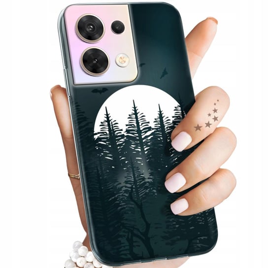 Etui Do Oppo Reno 8 5G Wzory Mroczne Horror Straszne Obudowa Pokrowiec Case Oppo