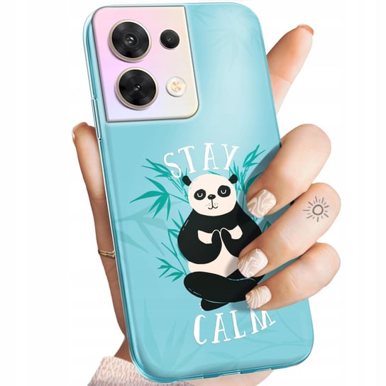 Etui Do Oppo Reno 8 5G Wzory Panda Bambus Pandy Obudowa Pokrowiec Case Oppo