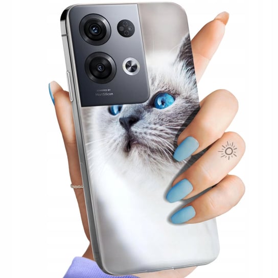 Etui Do Oppo Reno 8 Pro 5G Wzory Animals Zdjęcia Zwierzęta Obudowa Case Oppo