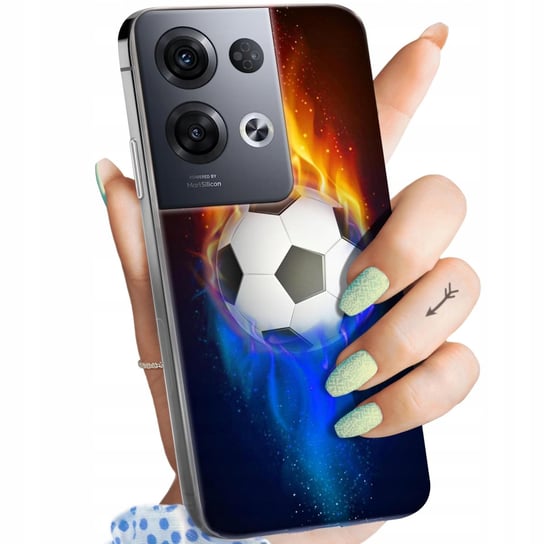 Etui Do Oppo Reno 8 Pro 5G Wzory Sport Piłkarskie Piłka Nożna Obudowa Case Oppo