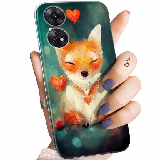 Etui Do Oppo Reno 8T Wzory Liski Lisy Fox Obudowa Pokrowiec Case Oppo