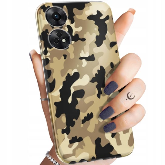 Etui Do Oppo Reno 8T Wzory Moro Wojskowe Militarne Obudowa Pokrowiec Case Oppo