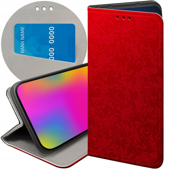 Etui Do Poco M4 Pro 5G / Redmi Note 11T 5G Wzory Czerwone Serca Róże Case Xiaomi