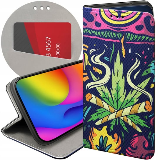 Etui Do Poco M4 Pro 5G / Redmi Note 11T 5G Wzory Ganja Marihuana Cannabis Xiaomi