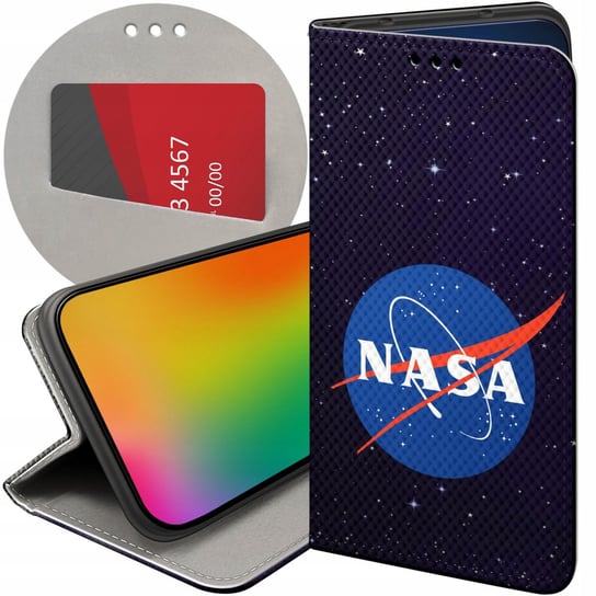 ETUI DO POCO M4 PRO 5G / REDMI NOTE 11T 5G WZORY NASA KOSMOS ASTRONOMIA Xiaomi