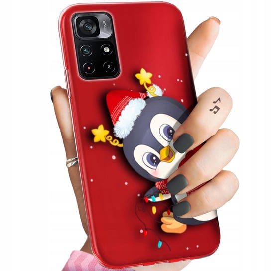 Etui Do Poco M4 Pro 5G / Redmi Note 11T 5G Wzory Święta Christmas Mikołaj Xiaomi