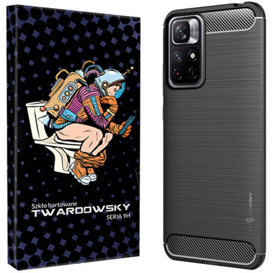 ETUI DO POCO M4 PRO 5G TWARDOWSKY MOON + SZKŁO TWARDOWSKY