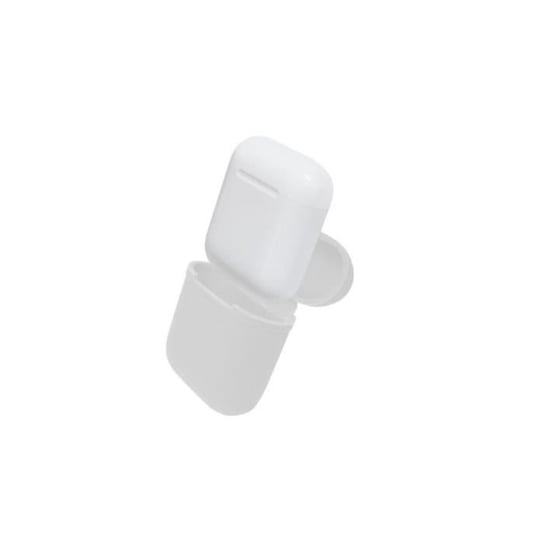 Etui do przenoszenia słuchawek AirPods wykonane z silikonu – białe Inny producent (majster PL)