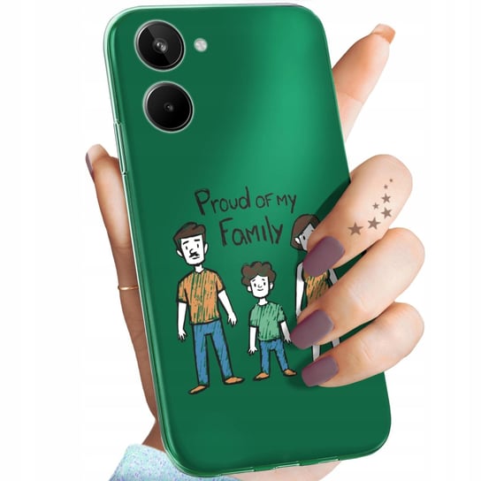 ETUI DO REALME 10 4G WZORY RODZINA FAMILIA DOM OBUDOWA POKROWIEC CASE Realme