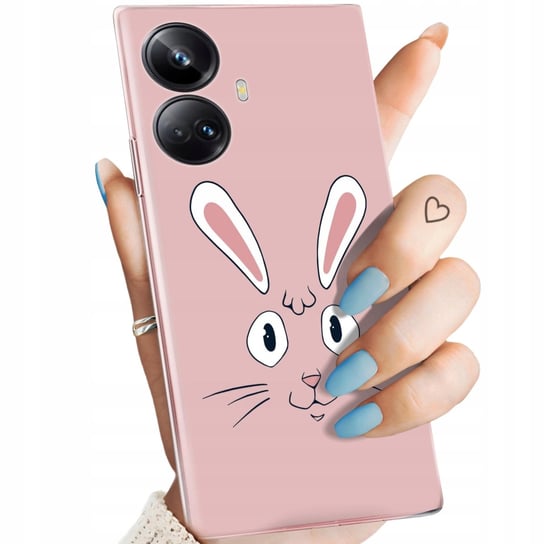 Etui Do Realme 10 Pro 5G Wzory Królik Zając Bunny Obudowa Pokrowiec Case Realme