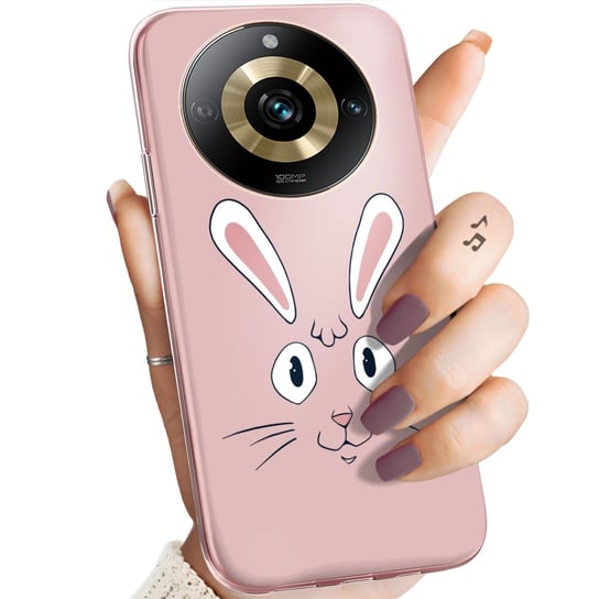 Etui Do Realme 11 Pro 5G / 11 Pro Plus 5G Wzory Królik Zając Bunny Obudowa Realme